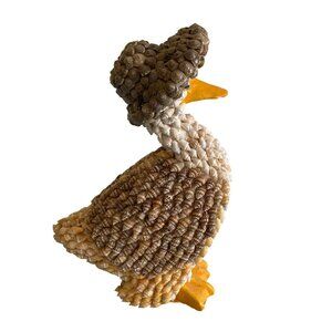Decorative Seashell Duck Handcrafted With Natural Shells